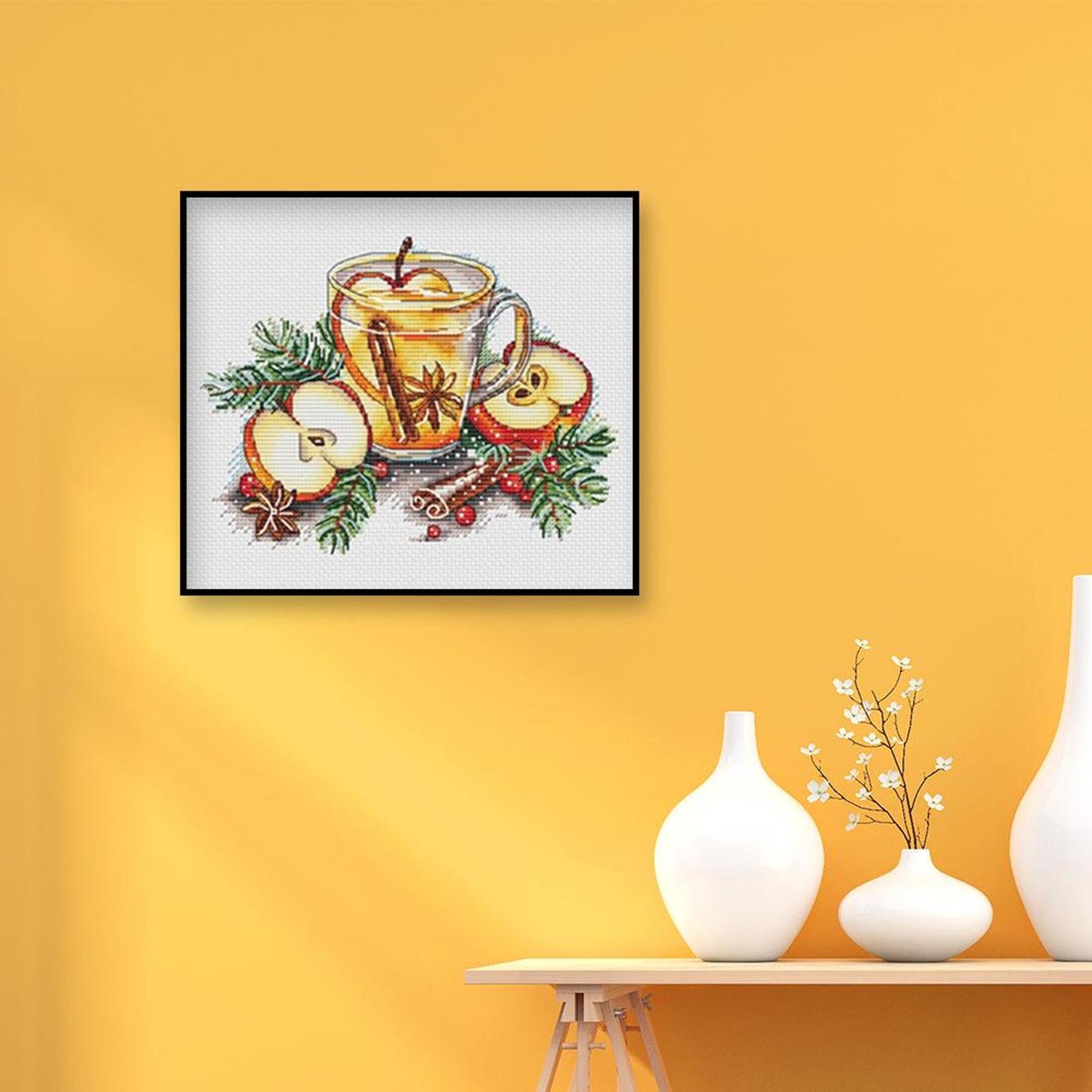 Kitchen Wares - Full 11CT Stamped Cross Stitch 25x21CM - Yishu