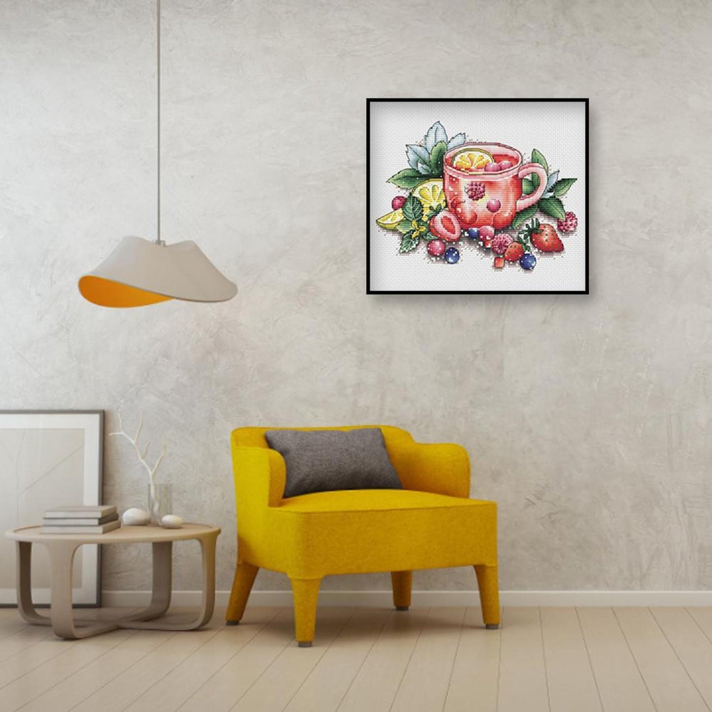Kitchen Wares - Full 11CT Stamped Cross Stitch 25x21CM - Yishu
