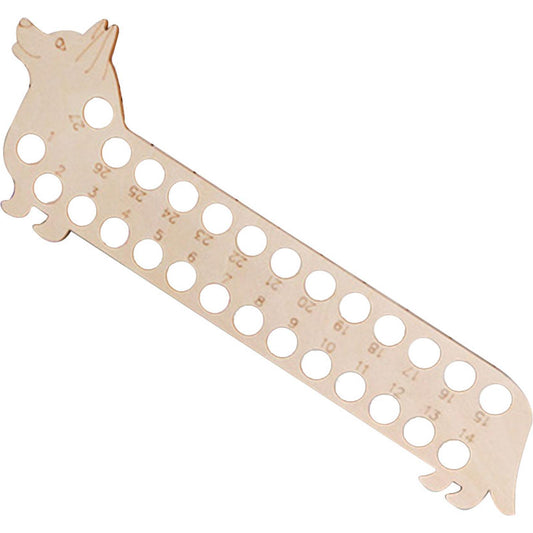 Wooden Carved Cross Stitch Thread Board Embroidery Thread Plate Tools (Dog)