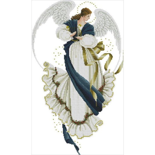 Winged Woman - Full 11CT Stamped Cross Stitch 40x68CM - Yishu
