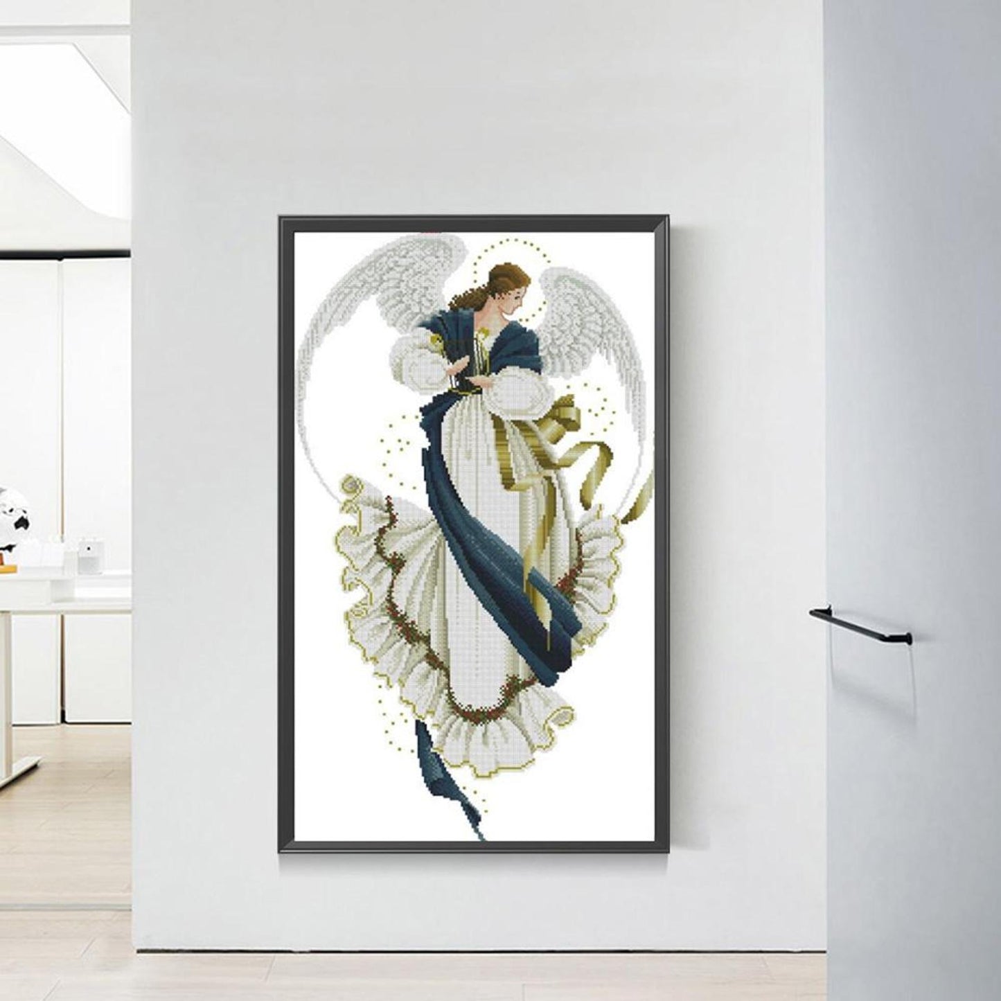 Winged Woman - Full 11CT Stamped Cross Stitch 40x68CM - Yishu