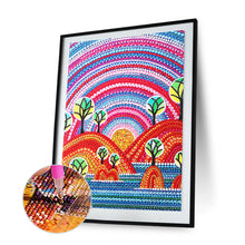 Load image into Gallery viewer, Mountains And Trees 30*40CM(Canvas) Full Partial Special Shaped Drill Diamond Painting
