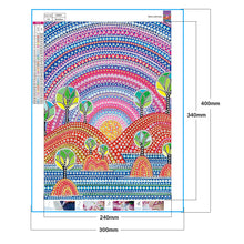 Load image into Gallery viewer, Mountains And Trees 30*40CM(Canvas) Full Partial Special Shaped Drill Diamond Painting
