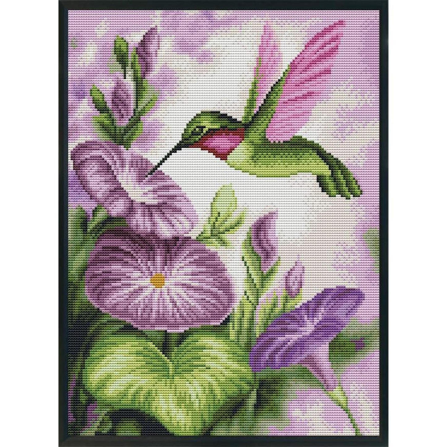 Flowers And Birds - Full 11CT Stamped Cross Stitch 36x46CM - Huacan