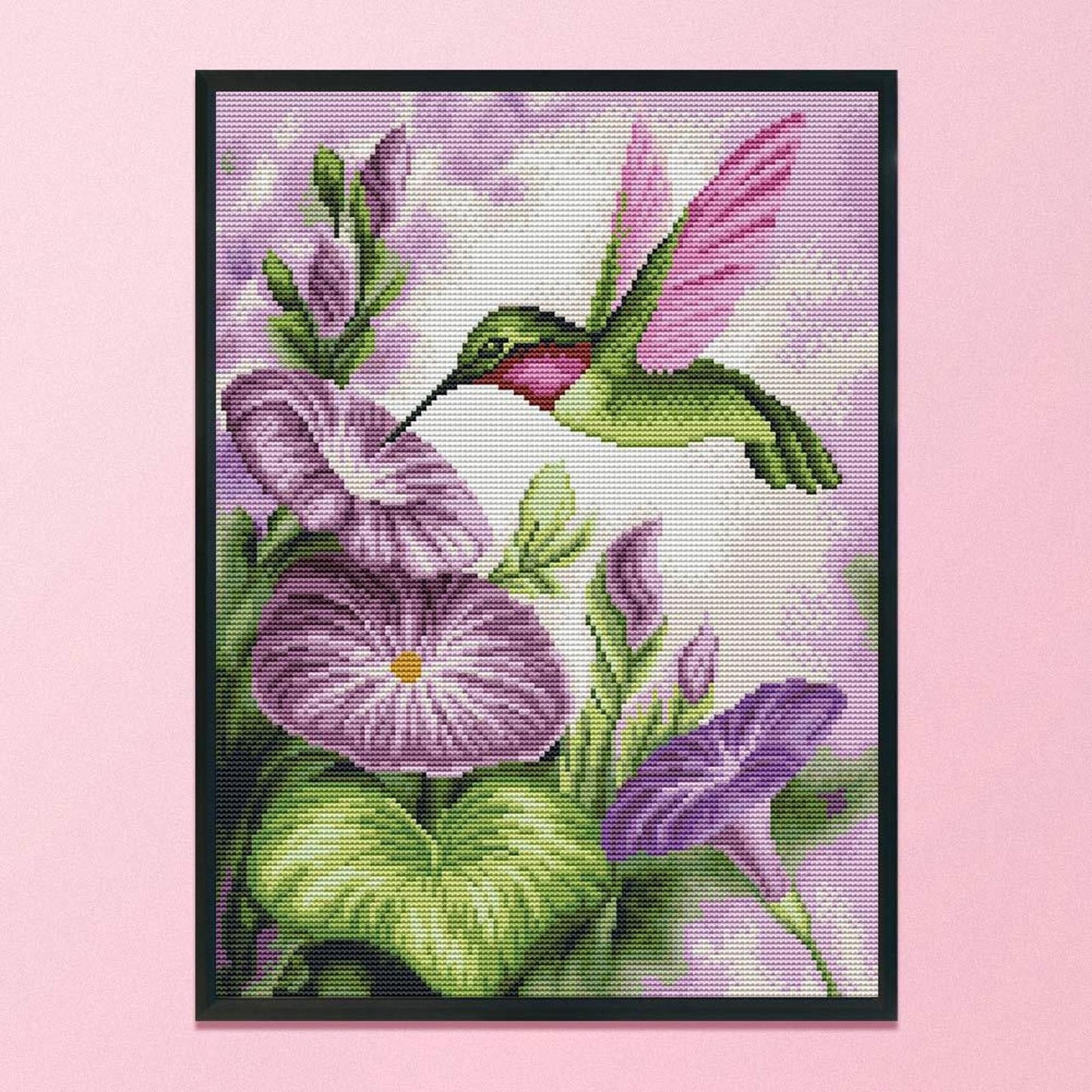 Flowers And Birds - Full 11CT Stamped Cross Stitch 36x46CM - Huacan