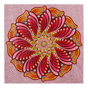 Mandala 30*30CM(Canvas) Full Partial Special Shaped Drill Diamond Painting