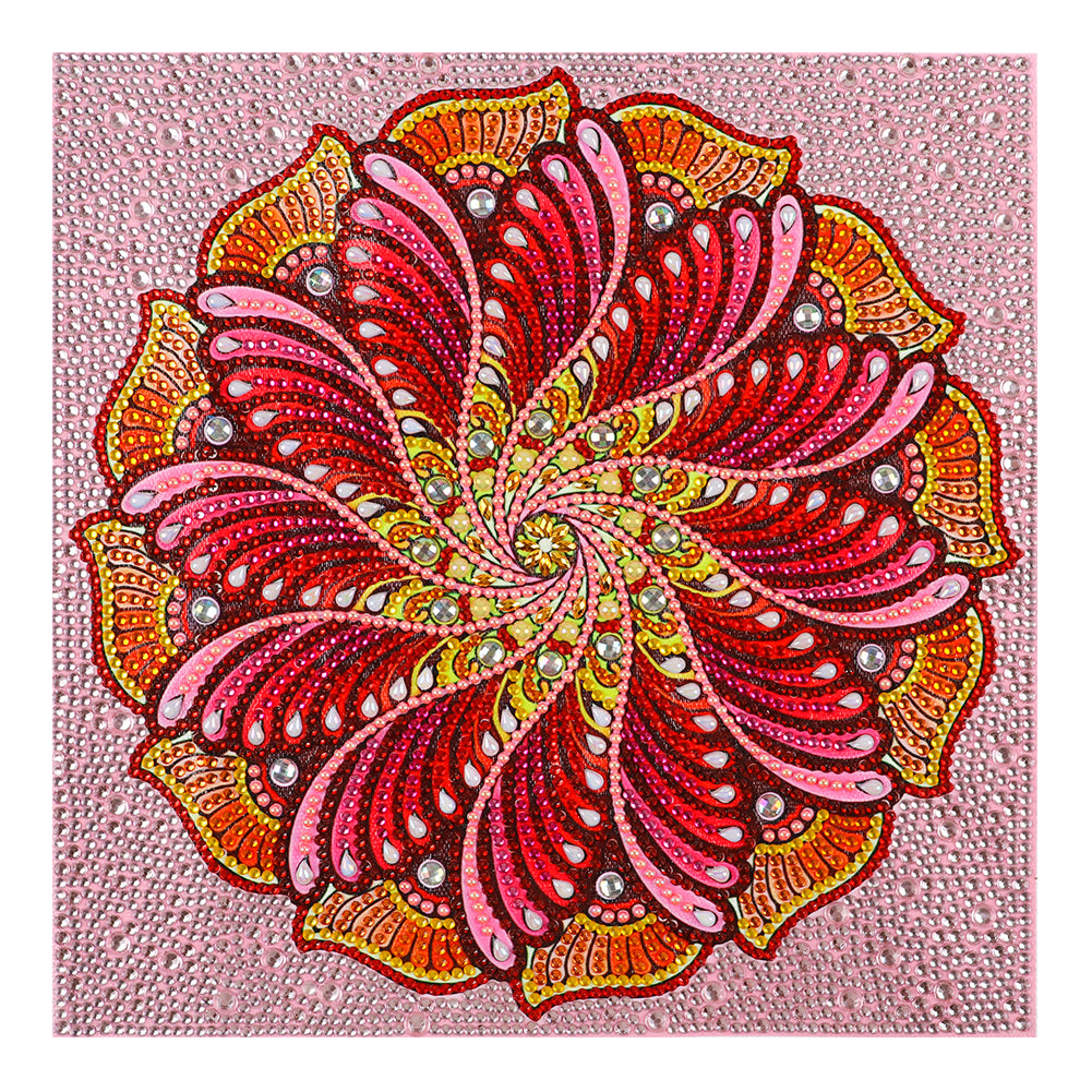 Mandala 30*30CM(Canvas) Full Partial Special Shaped Drill Diamond Painting