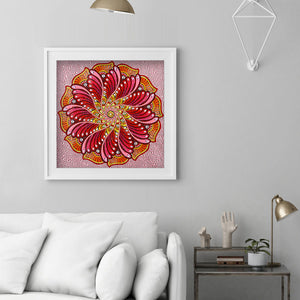 Mandala 30*30CM(Canvas) Full Partial Special Shaped Drill Diamond Painting