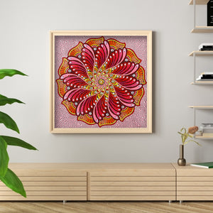 Mandala 30*30CM(Canvas) Full Partial Special Shaped Drill Diamond Painting