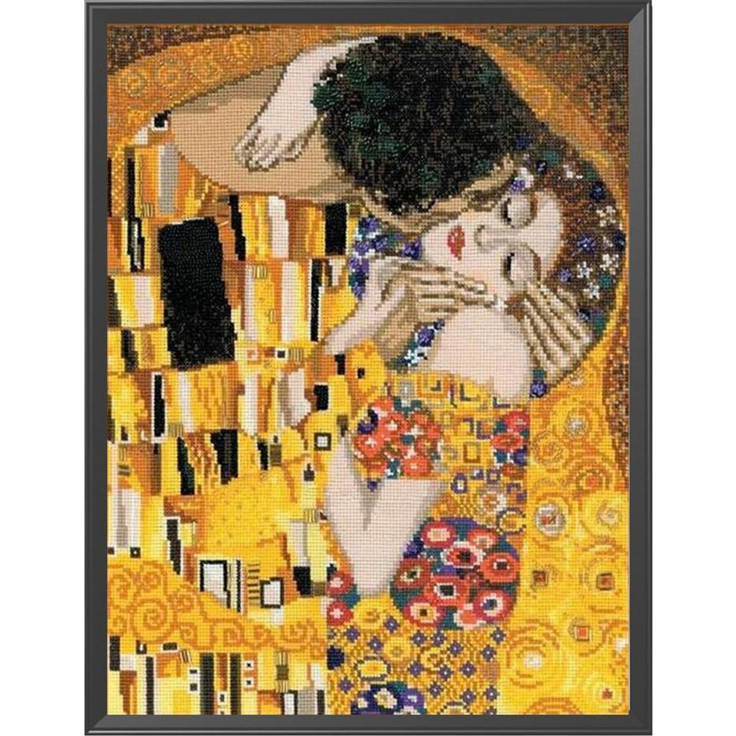 The Kiss By Klimt - Full 11CT Stamped Cross Stitch 34x40CM - Band
