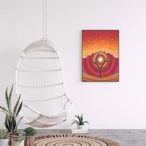 Orange Tree 30*40CM(Canvas) Full Partial Special Shaped Drill Diamond Painting