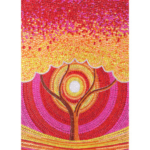 Orange Tree 30*40CM(Canvas) Full Partial Special Shaped Drill Diamond Painting