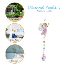 Load image into Gallery viewer, Crystal Diamond Angel Tears Catching Light Hanging Wind Decor (Fairy Angel)
