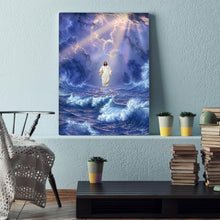 Load image into Gallery viewer, Jesus Riding The Waves 35*50CM(Canvas) Full Round Drill Diamond Painting
