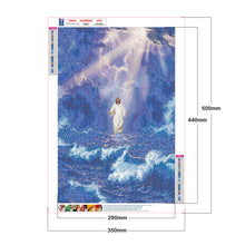 Load image into Gallery viewer, Jesus Riding The Waves 35*50CM(Canvas) Full Round Drill Diamond Painting
