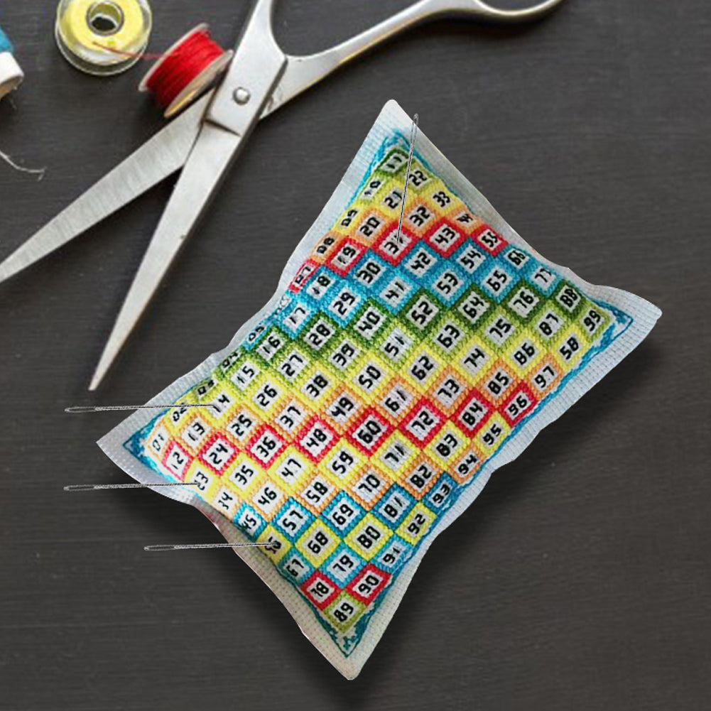 Cross Stitch Embroidery Needle Insert Bag DIY Sewing Knit Thread Pin Pouch