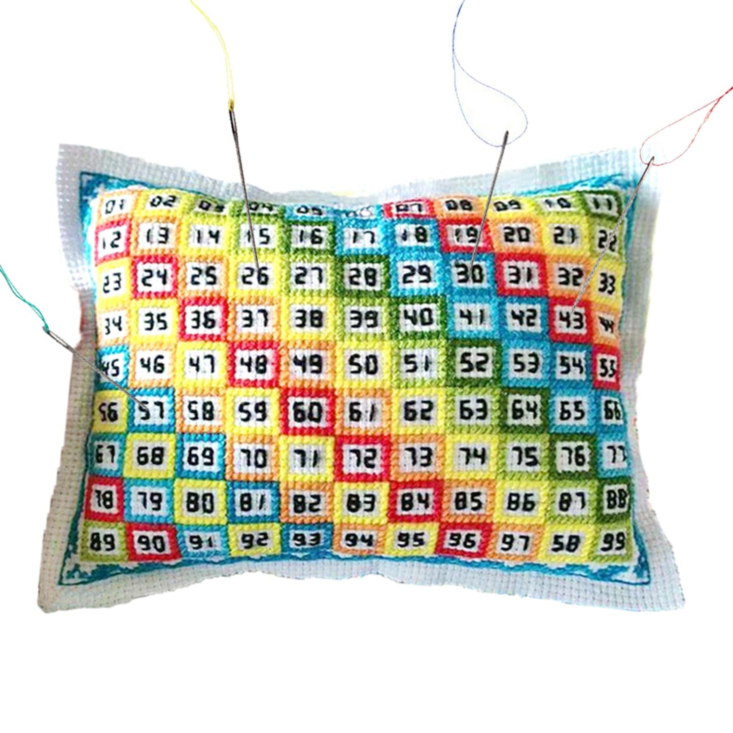 Cross Stitch Embroidery Needle Insert Bag DIY Sewing Knit Thread Pin Pouch