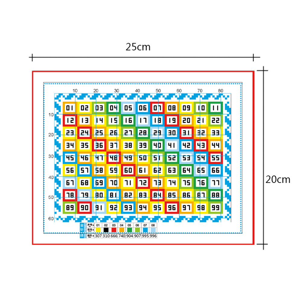 Cross Stitch Embroidery Needle Insert Bag DIY Sewing Knit Thread Pin Pouch