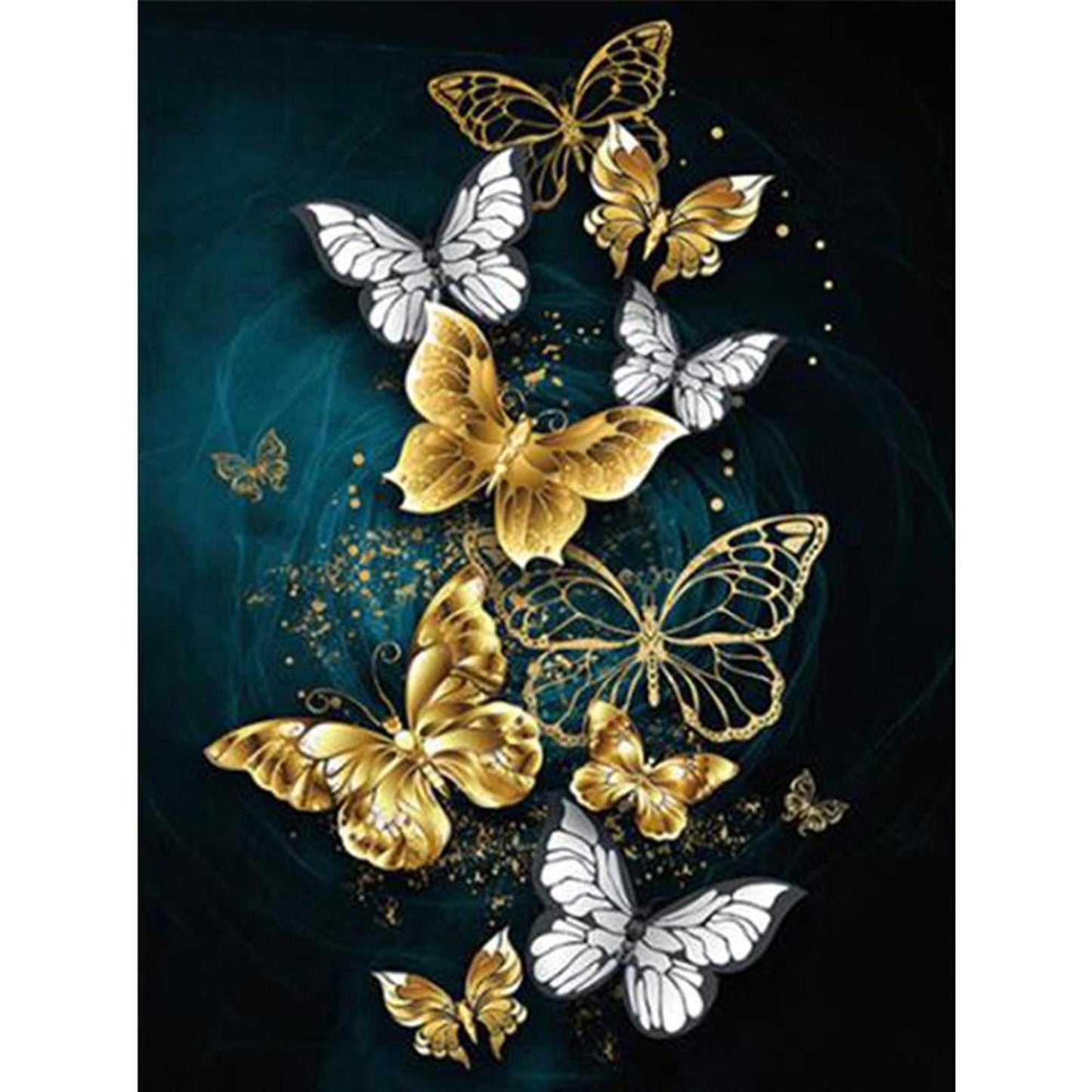 Butterfly - Full 11CT Stamped Cross Stitch 40x50CM - Band