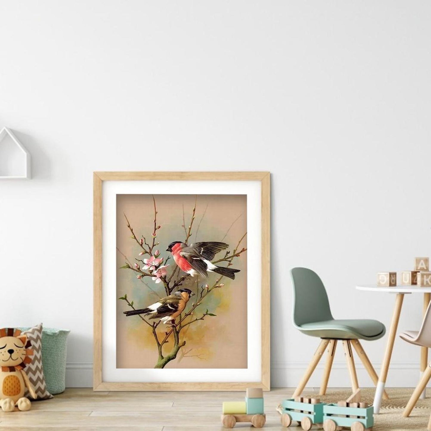 Bird On Branch - Full 11CT Stamped Cross Stitch 40x50CM - Band