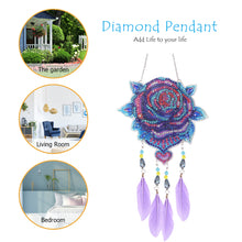Load image into Gallery viewer, Diamond Painting Dream Light Catcher Wind Chime Crystal Pendant
