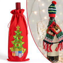 Load image into Gallery viewer, DIY Special Drill Diamond Painting Christmas Wine Bottle Covers
