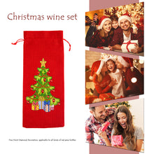 Load image into Gallery viewer, DIY Special Drill Diamond Painting Christmas Wine Bottle Covers
