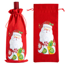 Load image into Gallery viewer, DIY Special Drill Diamond Painting Christmas Wine Bottle Covers
