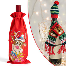 Load image into Gallery viewer, DIY Special Drill Diamond Painting Christmas Wine Bottle Covers

