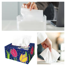 Load image into Gallery viewer, Painting Square Tissue Box Kit Handmade Tissue Dispenser (Flying Bird Flowers)
