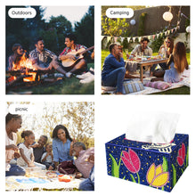 Load image into Gallery viewer, Painting Square Tissue Box Kit Handmade Tissue Dispenser (Flying Bird Flowers)
