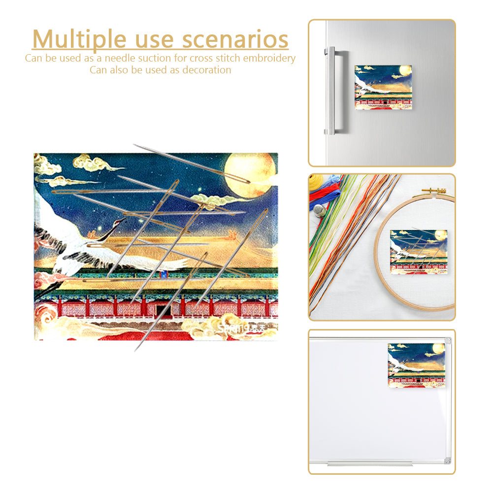Magnets Refrigerators Stickers Magnetic Cross Stitch Needles Minder
