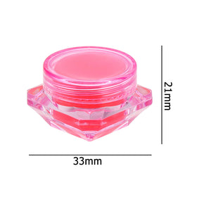 Diamond Painting Kit  Clay with Box Point Drill Beads Pen Mud (Pink)