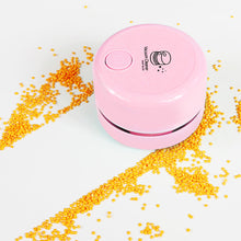 Load image into Gallery viewer, Portable Mini Dust Vacuum Desktop Cleaner Diamond Beads Sweeper (XCQ02)
