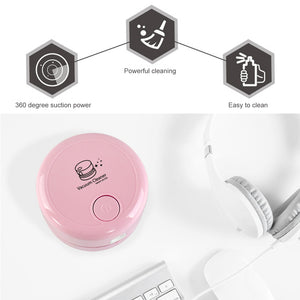 Portable Mini Dust Vacuum Desktop Cleaner Diamond Beads Sweeper (XCQ02)