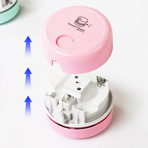 Portable Mini Dust Vacuum Desktop Cleaner Diamond Beads Sweeper (XCQ02)