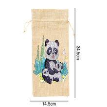 Load image into Gallery viewer, Christmas Diamond Painting Wine Bag 5D DIY Mosaic Special Drill Bottle Bag (TB013B)

