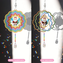 Load image into Gallery viewer, 2D Flat DIY Diamond Art Sun Catcher Hanging Diamond Art Kits Diamond Art Pendant
