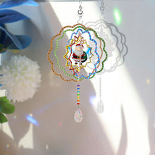 Load image into Gallery viewer, 2D Flat DIY Diamond Art Sun Catcher Hanging Diamond Art Kits Diamond Art Pendant
