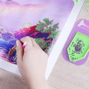 Anti-Slip Diamond Painting Tray Resin 5D Picture Drawing Pad Holder Tools