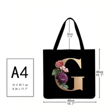 Load image into Gallery viewer, Canvas Bag-The 26 Letters of the Alphabet 40*40CM
