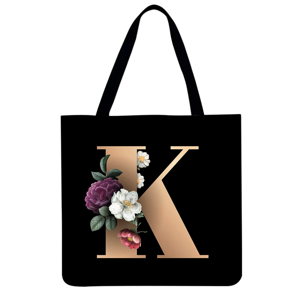Canvas Bag-The 26 Letters of the Alphabet 40*40CM