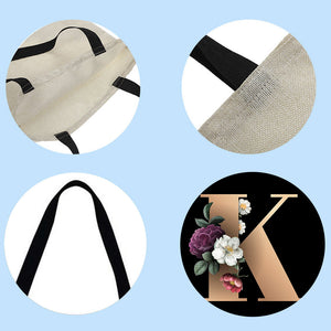 Canvas Bag-The 26 Letters of the Alphabet 40*40CM