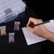 Load image into Gallery viewer, Diamond Painting Box Transparent Plastic Rhinestone Storage Case (40 Grids)
