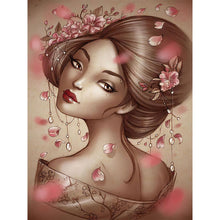 Load image into Gallery viewer, Beautiful Geisha 30*40CM(Canvas) Full Round Drill Diamond Painting

