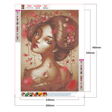 Load image into Gallery viewer, Beautiful Geisha 30*40CM(Canvas) Full Round Drill Diamond Painting
