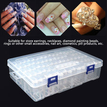 Load image into Gallery viewer, Diamond Painting Box Transparent Beads Storage Case Container (80 Grids)
