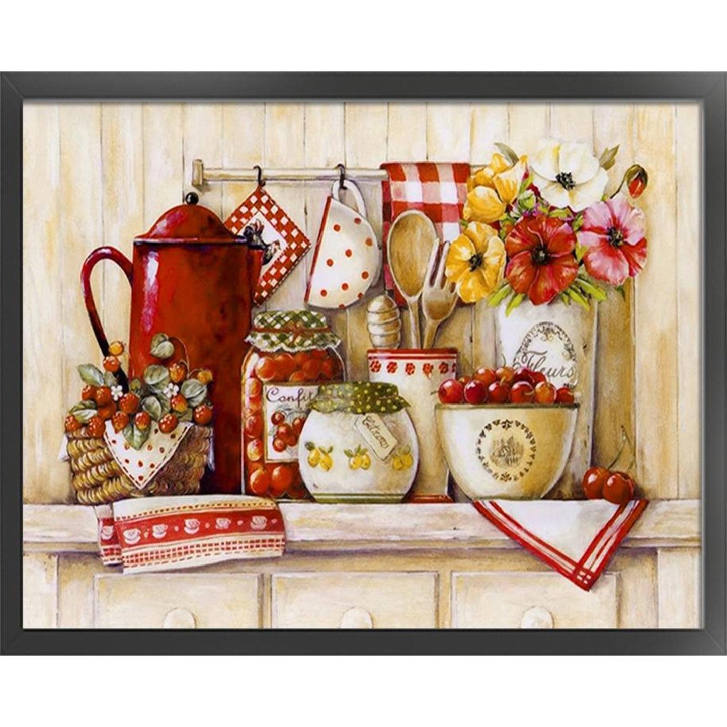 Kitchen Wares - Full 11CT Counted Cross Stitch 40x50CM - Band