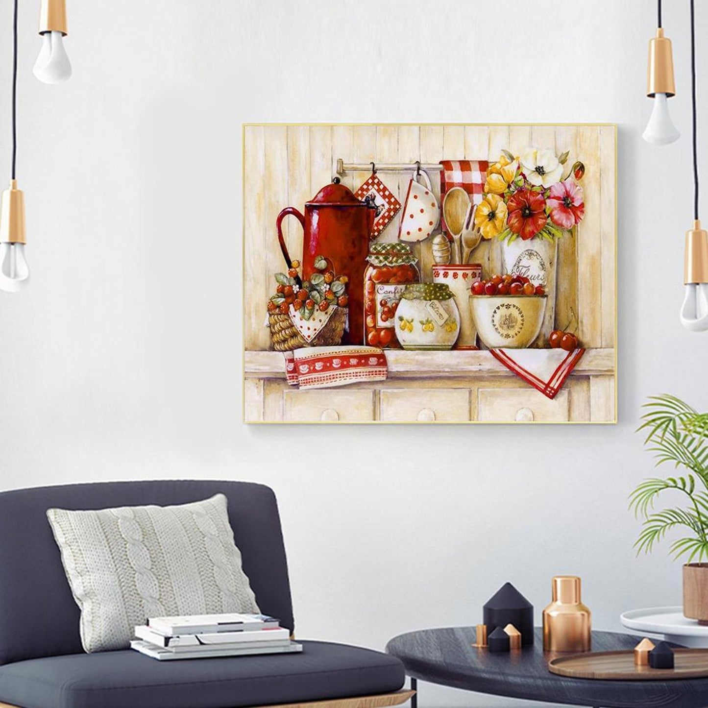 Kitchen Wares - Full 11CT Counted Cross Stitch 40x50CM - Band