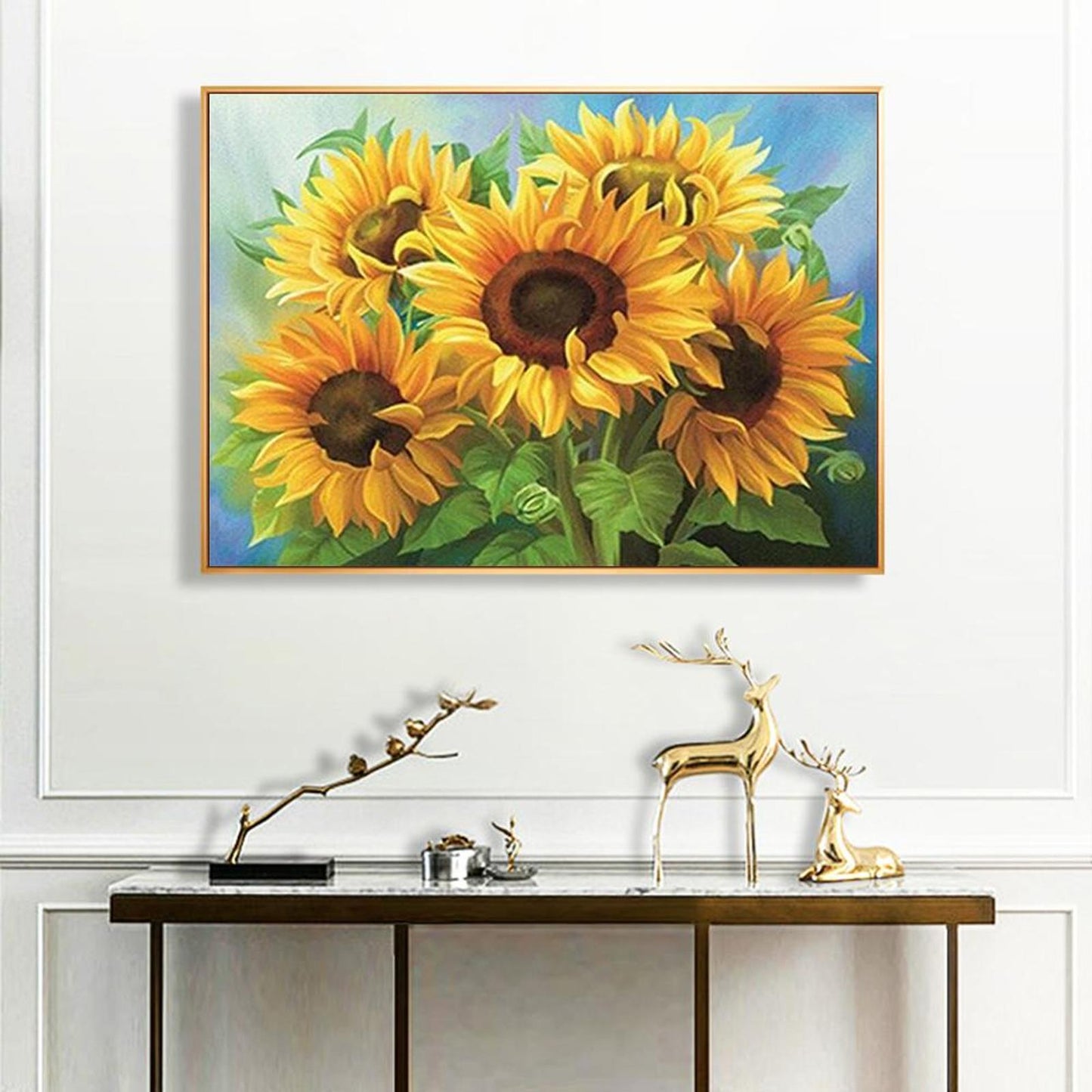 Sunflower - Full 11CT Counted Cross Stitch 65x50CM - Diy